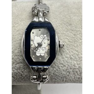 Hello Kitty 6Y39-7010 New Battery Ladies Watch 17MM 7" Silver Tone J94